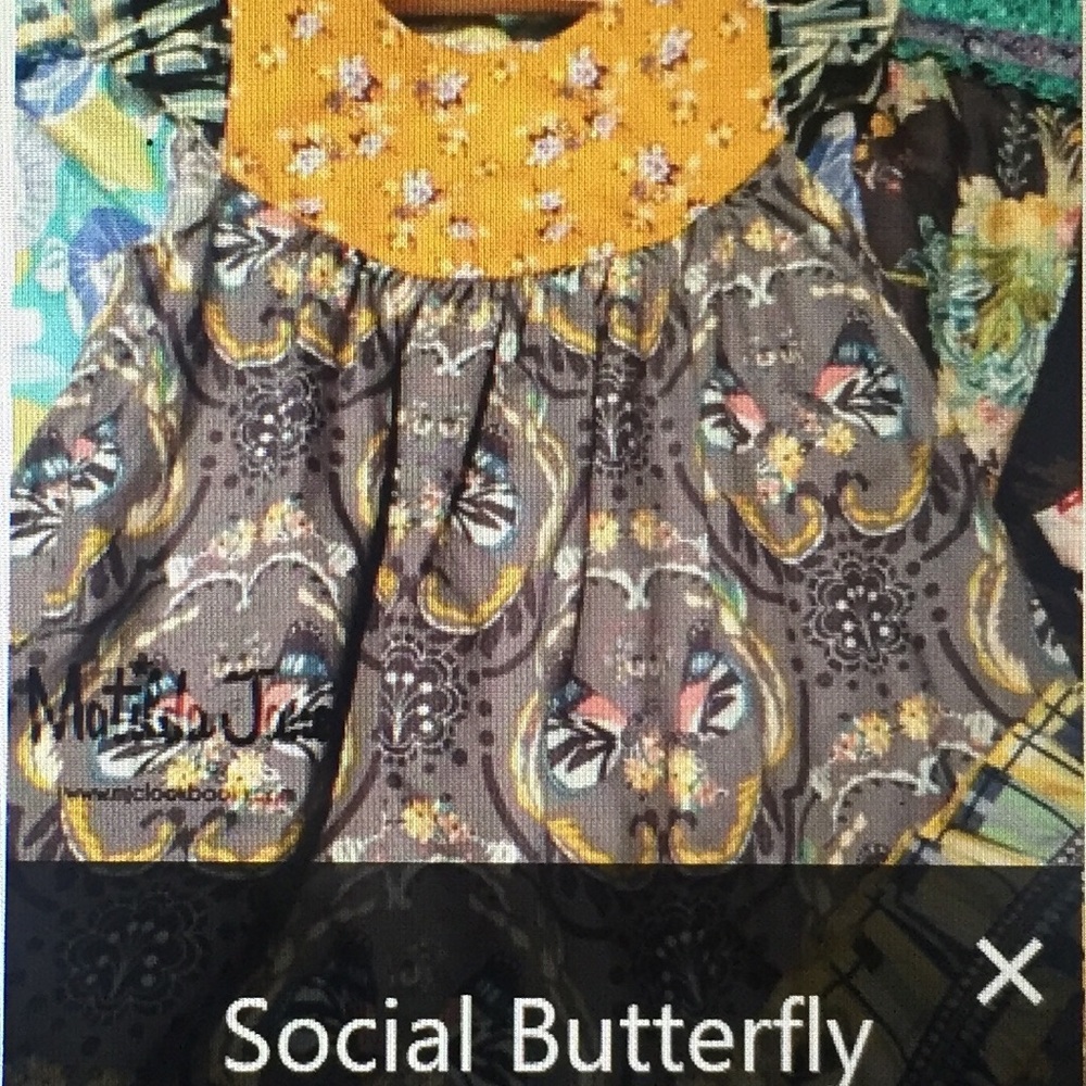 Platinum Social Butterfly Flutter Dress TK